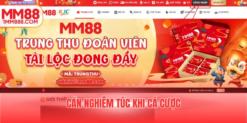 Cần nghiêm túc khi cá cược